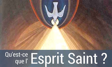 qu'est ce que le saint esprit